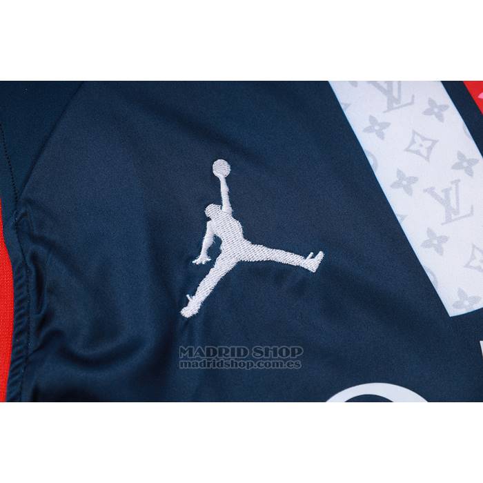 Camiseta de Entrenamiento Paris Saint-Germain Jordan Sin Mangas 2023-2024 Azul